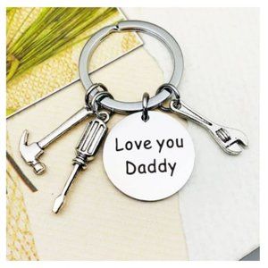 Brand New "Love You Daddy" Keychain
